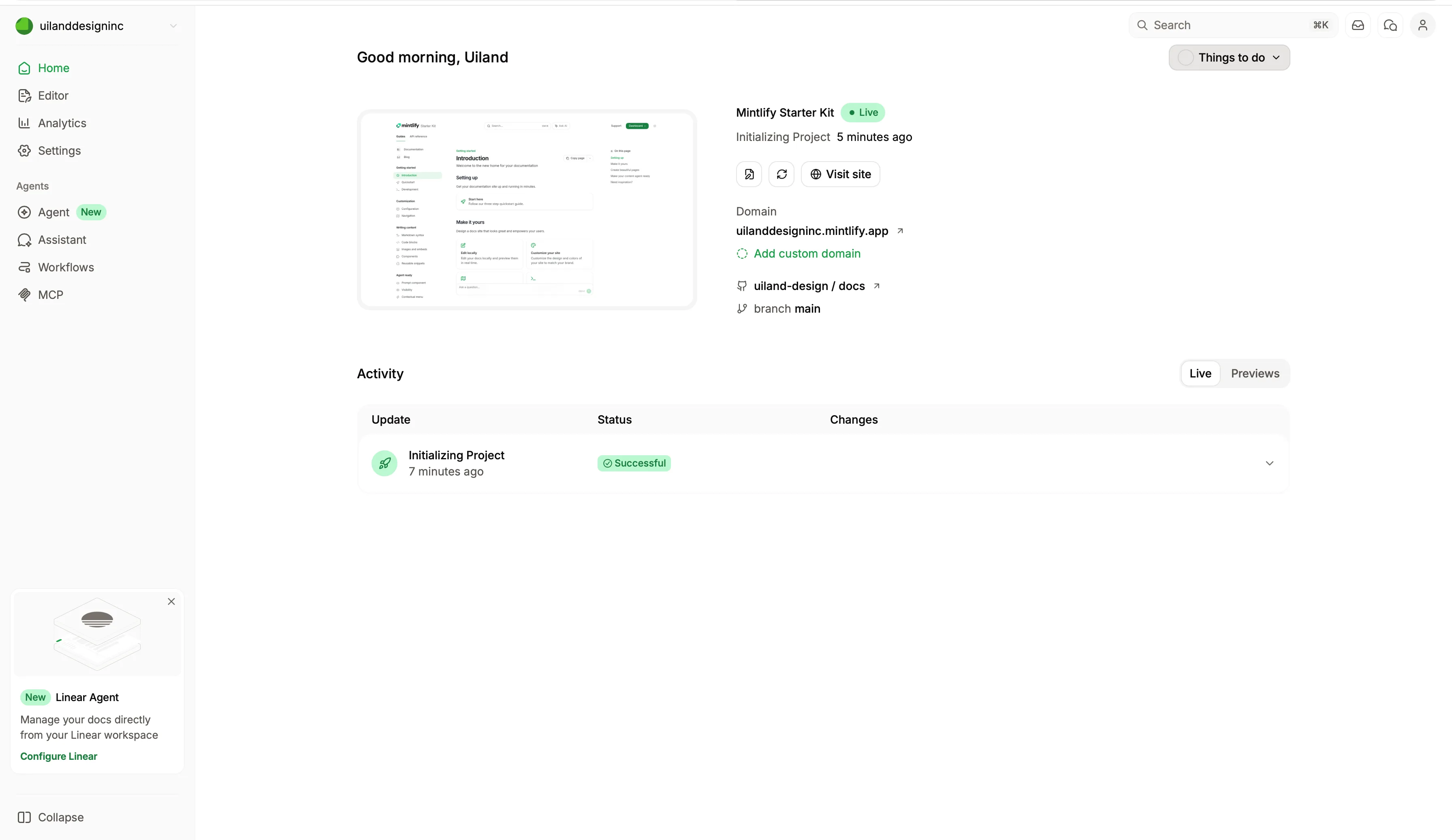 Mintlify App Screenshots, UI Screens & Design Inspiration | Uiland